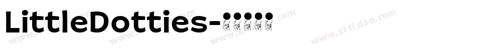LittleDotties字体转换