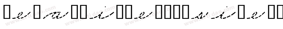 Cedarville-Cursive字体转换