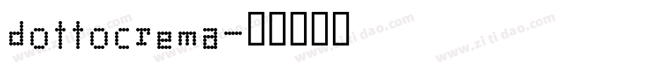 dottocrema字体转换