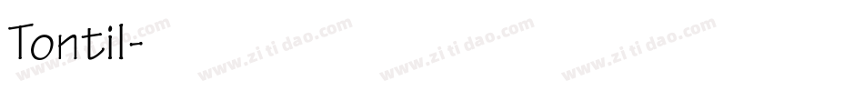 Tontil字体转换
