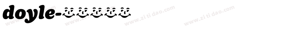 doyle字体转换