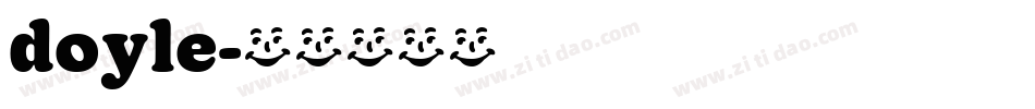 doyle字体转换