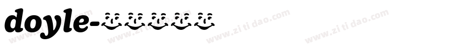 doyle字体转换