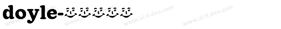 doyle字体转换