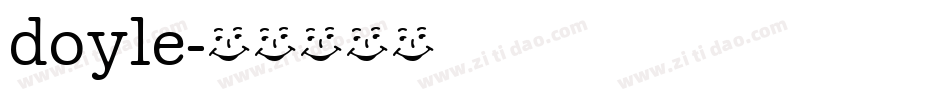 doyle字体转换