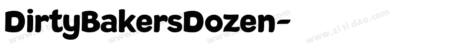 DirtyBakersDozen字体转换
