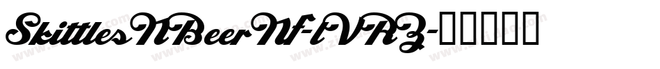 SkittlesNBeerNf-lVRZ字体转换