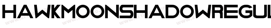 HawkmoonShadowRegular-Bw4B字体转换