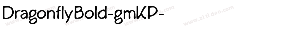 DragonflyBold-gmKP字体转换