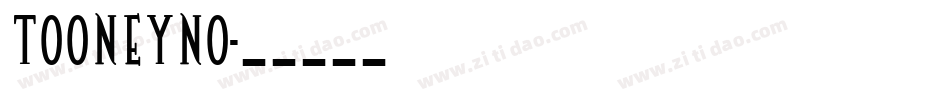 TOONEYNO字体转换