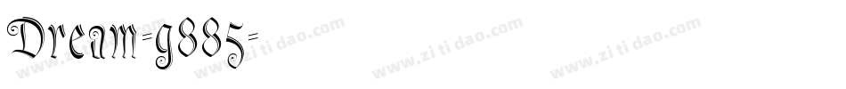 Dream-g885字体转换
