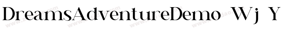 DreamsAdventureDemo-Wj9Y字体转换