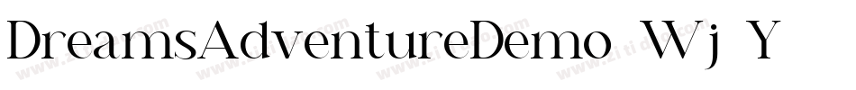 DreamsAdventureDemo-Wj9Y字体转换
