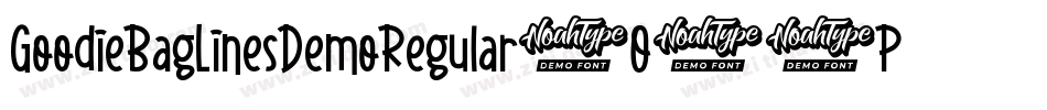 GoodieBagLinesDemoRegular-O62P字体转换
