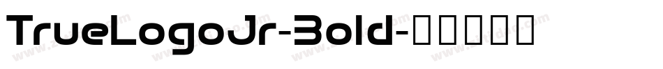 TrueLogoJr-Bold字体转换