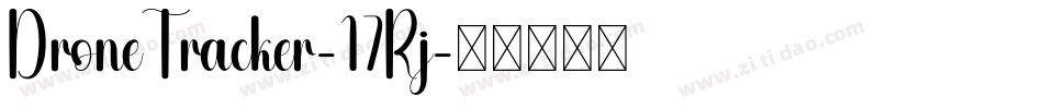 DroneTracker-17Rj字体转换