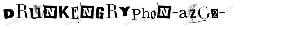DrunkenGryphon-AZg2字体转换