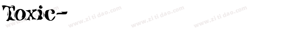 Toxic字体转换