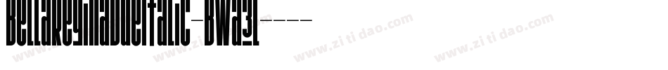 BellaReginaDueItalic-BWa3l字体转换