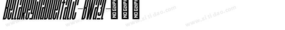 BellaReginaDueItalic-BWa3l字体转换