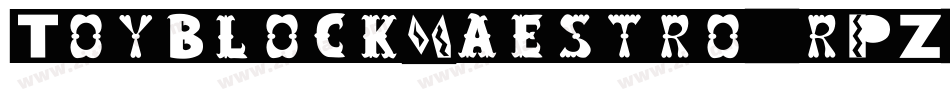 ToyBlockMaestro-rPZ8字体转换
