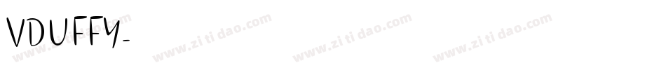 VDUFFY字体转换