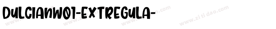 dulcianw01-extregula字体转换