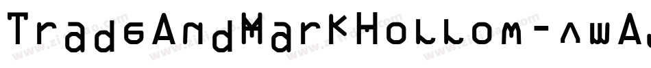TradeAndMarkHollow-vmAYD字体转换