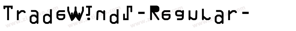 TradeWinds-Regular字体转换