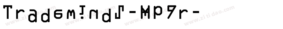 Tradewinds-Mp9r字体转换