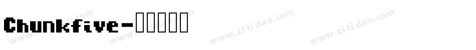 Chunkfive字体转换