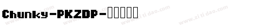 Chunky-PKZDP字体转换
