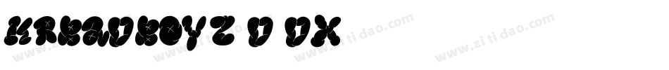 KrBadBoyz-D0Dx字体转换
