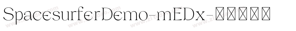 SpacesurferDemo-mEDx字体转换