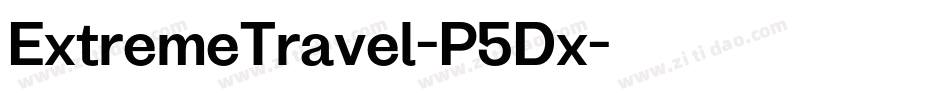 ExtremeTravel-P5Dx字体转换