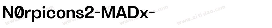 N0rpicons2-MADx字体转换