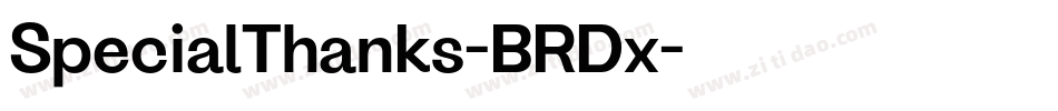 SpecialThanks-BRDx字体转换