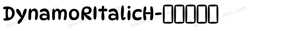 DynamoRItalicH字体转换