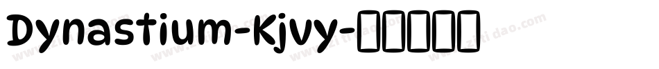 Dynastium-Kjvy字体转换