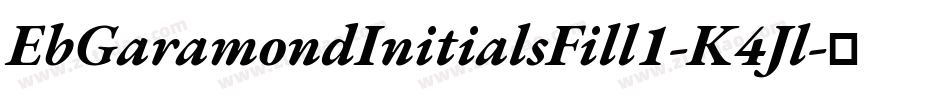 EbGaramondInitialsFill1-K4Jl字体转换