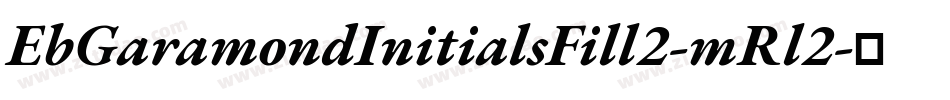EbGaramondInitialsFill2-mRl2字体转换