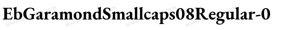 EbGaramondSmallcaps08Regular-093P字体转换