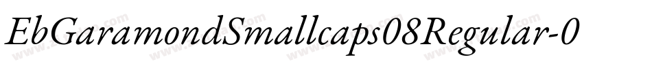 EbGaramondSmallcaps08Regular-093P字体转换