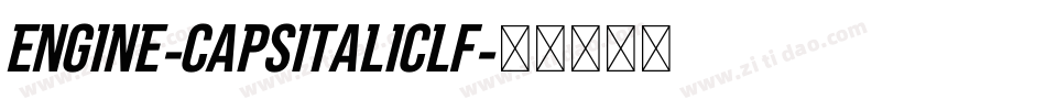 Engine-CapsItalicLF字体转换