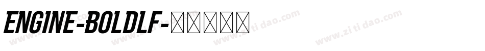 Engine-BoldLF字体转换