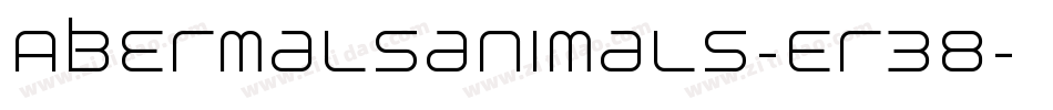 Abermalsanimals-Er38字体转换