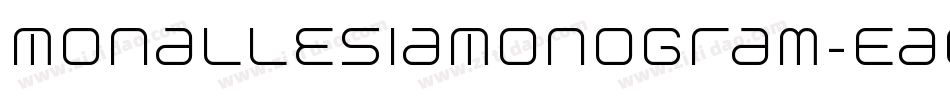 MonallesiaMonogram-EaGEr字体转换