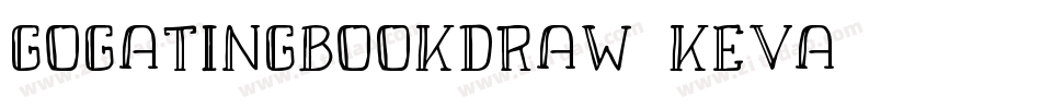 GogatingBookDraw-KEvA字体转换