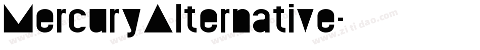 MercuryAlternative字体转换