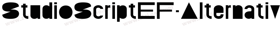 StudioScriptEF-Alternative字体转换